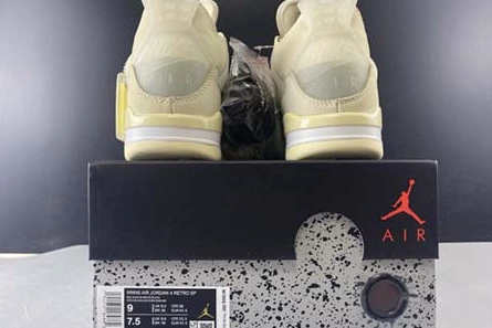 Close-to-original Off-White x Air Jordan 4 “Sail”- CV9388-100 Resilient 5717