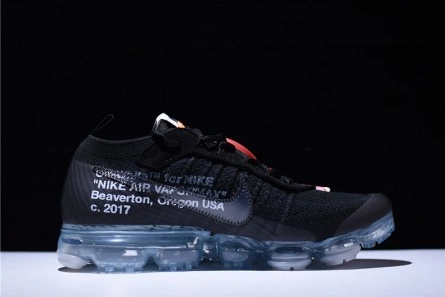 Fashion duplicate Off-White x Nike Air VaporMax FK Black AA3831-002 Efficient 9022