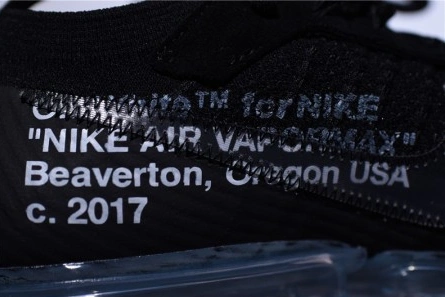 Fashion duplicate Off-White x Nike Air VaporMax FK Black AA3831-002 Efficient 9022