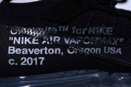 Parallel design Off-White x Nike Air VaporMax FK Black AA3831-002 Stylish 934