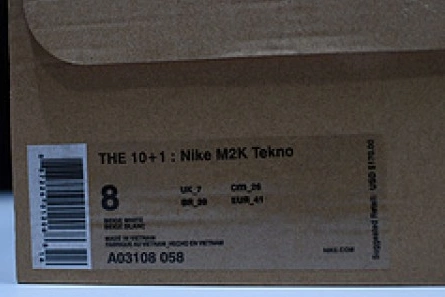 Economical Off-White x nike M2K tekno White, Black & Team Orange A03108 058 StreetReady 8307
