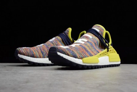 Reasonably priced Pharrell x adidas mens  NMD Hu Trail bold yellow-footwear white AC7360 Soft 1565