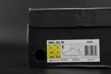 Marked-down Popular 2084 Adidas NMD CS1 PK  Black Running Shoes S32184