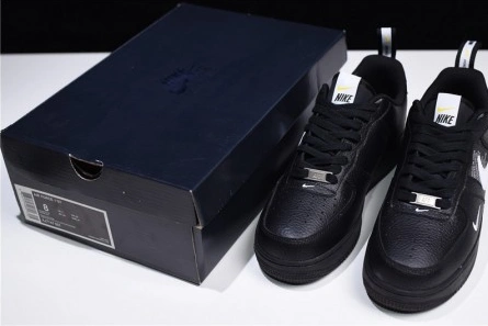 Luxury copy Popular 5930 Air Force 1 Low Utility Black White - AJ7747-001