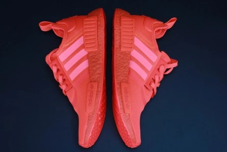 Affordable Popular 8893 Adidas NMD R1 Triple Red Solar Red Color Pack S31507