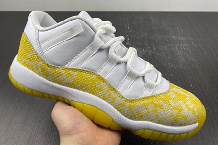 Accessible luxury Practical 1053 Air Jordan 11 Low “Yellow Snakeskin” AH7860-107