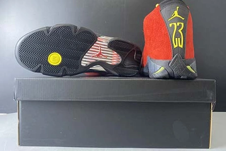 Style match Practical 3261 Air Jordan 14 “Ferrari” 654459-670