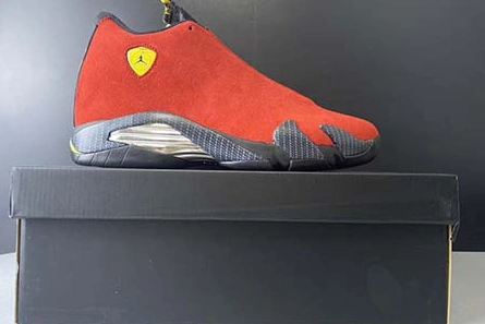 Style match Practical 3261 Air Jordan 14 “Ferrari” 654459-670