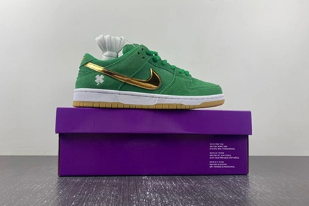 Practical 6878 Nike SB Dunk Low Pro St. Patrick's Day (2022) BQ6817-303