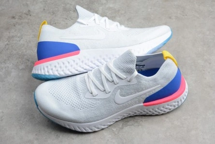 Style match Practical 9148 Nike Epic React Flyknit white AQ0067-101