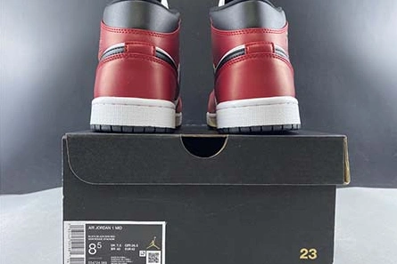 Non-authentic version Refined 7735 Air Jordan 1 Mid Chicago 554724-069