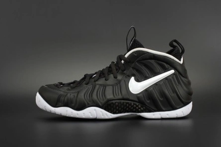 Refined 8668 Nike Air Foamposite Pro "Dr. Doom" Black White 624041-006