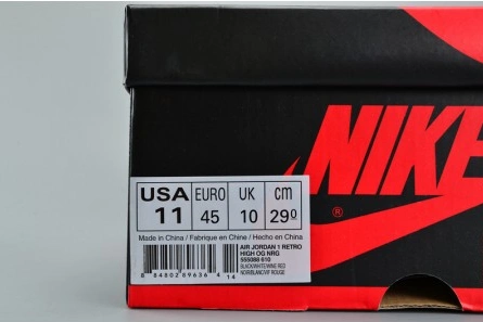Modestly priced Reliable 2854 Air Jordan 1 Retro High Bred Toe OG 555088-610