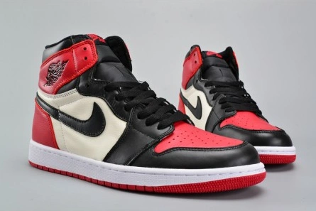 Modestly priced Reliable 2854 Air Jordan 1 Retro High Bred Toe OG 555088-610