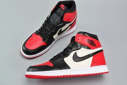Modestly priced Reliable 2854 Air Jordan 1 Retro High Bred Toe OG 555088-610