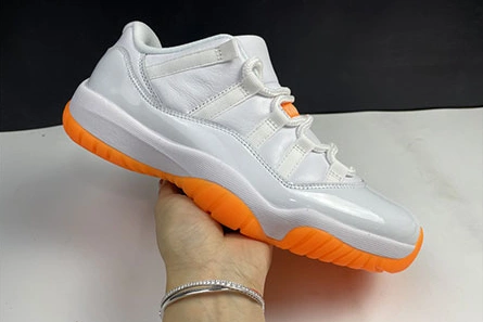 Premium replica Reliable 9247 Air Jordan 11 Low WMNS “Citrus” AH7860-139