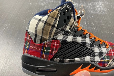 Non-authentic version Reliable 9741 Jordan 5 Retro Plaid  FD4814-008