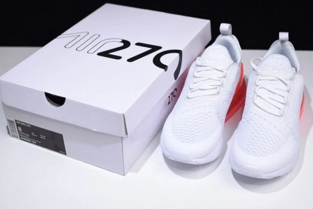 Deal-worthy Reliable 9887 NIKE mens AIR MAX 270 WHITE HOT PUNCH AH8050-103