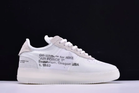 Designer inspired Resilient 234 NIKE AIR FORCE 1 LOW OFF-WHITE All White AO4606-100
