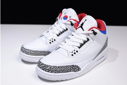 Reproduction Resilient 8189 Air Jordan 3 Retro Seoul Korea AV8370-100