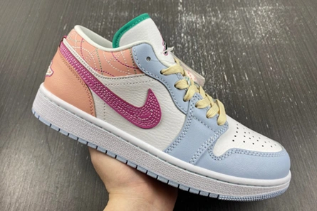 Clone Resilient 8575 Air Jordan 1 Low Sashiko “Multi-Color” FV3623-151