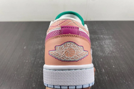 Clone Resilient 8575 Air Jordan 1 Low Sashiko “Multi-Color” FV3623-151