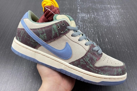 Style match Sleek 1982 Nike SB Dunk Low Crenshaw Skate Club  FN4193-100