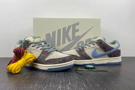 Style match Sleek 1982 Nike SB Dunk Low Crenshaw Skate Club  FN4193-100