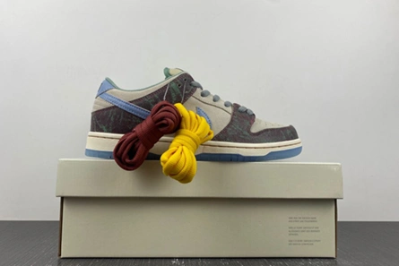 Style match Sleek 1982 Nike SB Dunk Low Crenshaw Skate Club  FN4193-100