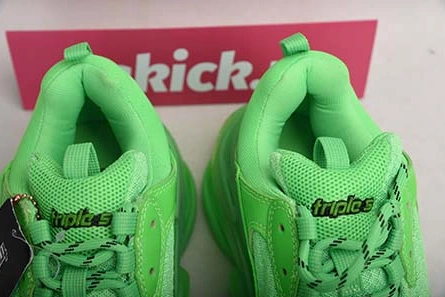 Sleek 2005 BALENCIAGA TRIPLE S NEON GREEN - 541624 W09OL 3801