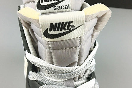 Fashion duplicate Sleek 3730 NIKE BLAZER HIGH SACAI WHITE-GREY - BV0072-002