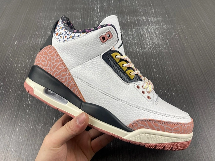 High-tier replica SmartChoice 1453 Jordan 3 Retro Vintage Floral (GS)  441140-100