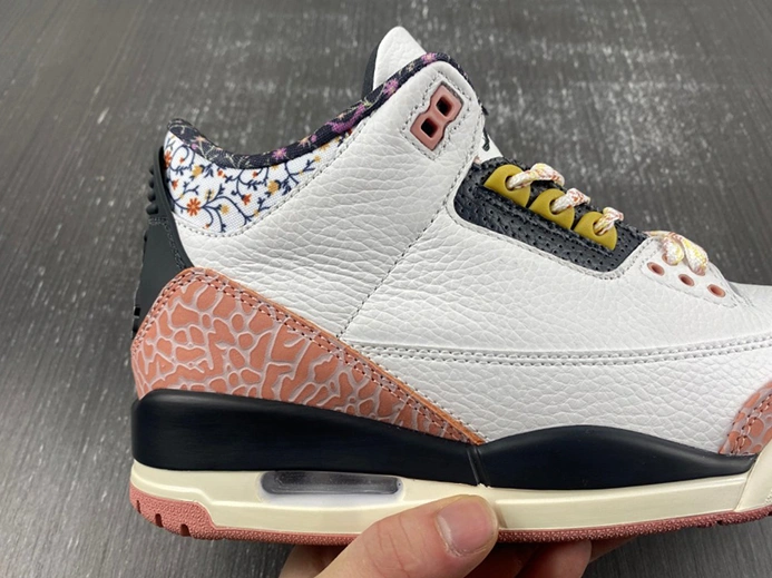 High-tier replica SmartChoice 1453 Jordan 3 Retro Vintage Floral (GS)  441140-100