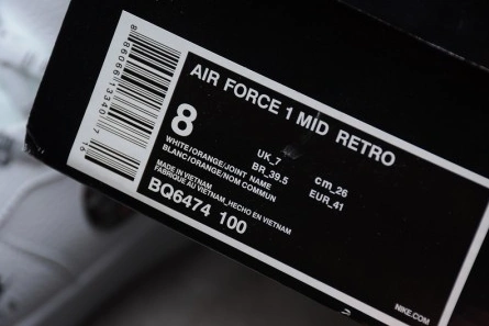 Reproduction SmartChoice 8413 Nike Air Force 1 Mid Terra OrangeAR7719-101