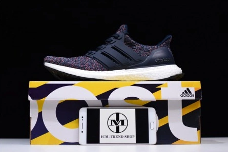 Inspired design Soft 566 Adidas  ULTRA BOOST 4.0 Running Shoes Navy Multi  BB6165