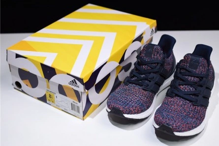Inspired design Soft 566 Adidas  ULTRA BOOST 4.0 Running Shoes Navy Multi  BB6165