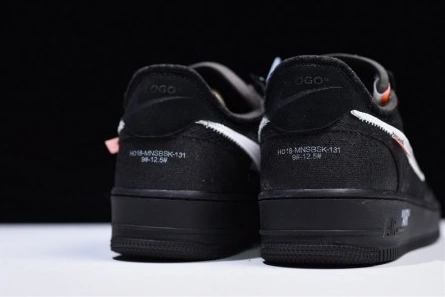 Replica Soft 6719 Off-White Nike Air Force 1 Black AO4606-001