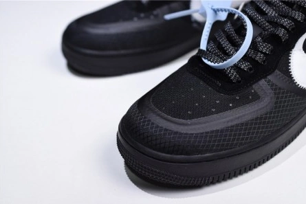 Replica Soft 6719 Off-White Nike Air Force 1 Black AO4606-001