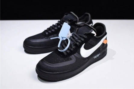 Replica Soft 6719 Off-White Nike Air Force 1 Black AO4606-001