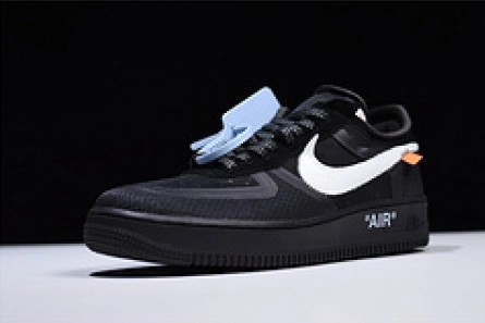 Replica Soft 6719 Off-White Nike Air Force 1 Black AO4606-001