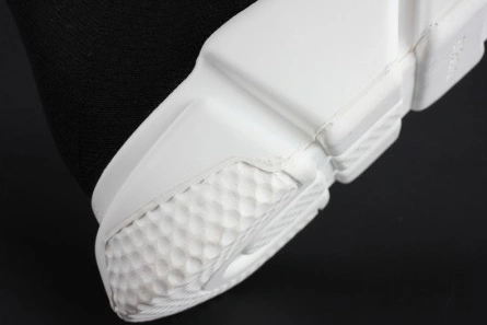 Reasonably priced Soft 7140 Balenciaga Stretch Mesh High Top Sneaker Black White