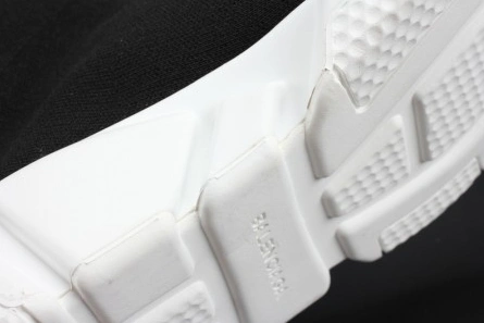 Reasonably priced Soft 7140 Balenciaga Stretch Mesh High Top Sneaker Black White