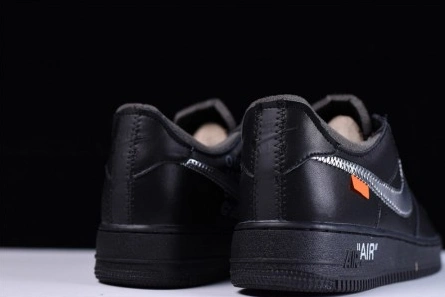 Master copy Sophisticated 3694 OFF-WHITE x MoMA x Nike Air Force 1 07 Low Black AV5210-001