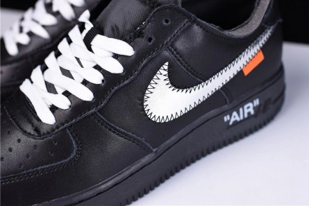 Master copy Sophisticated 3694 OFF-WHITE x MoMA x Nike Air Force 1 07 Low Black AV5210-001