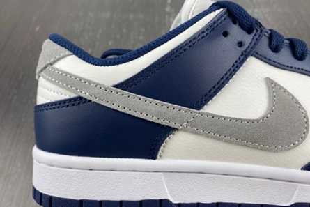Reproduction Sophisticated 6710 Nike Dunk Low Summit White Midnight Navy  FD9749-400