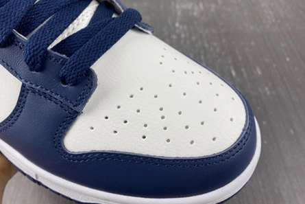 Reproduction Sophisticated 6710 Nike Dunk Low Summit White Midnight Navy  FD9749-400