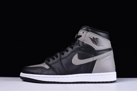 SportInspired 1112 Air Jordan 1 Retro High OG Shadow Black Grey 555088-013