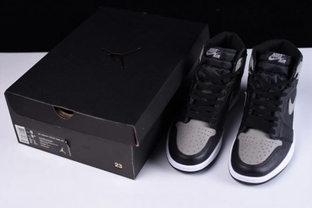Fair-priced SportInspired 1112 Air Jordan 1 Retro High OG Shadow Black Grey 555088-013