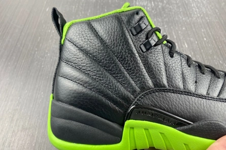 Close-to-original SportInspired 2970 Air Jordan 12 Retro BLACK GREEN