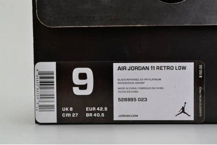 Everyday-priced SportInspired 3325 Jordan 11 Retro Low Infrared 528895-023